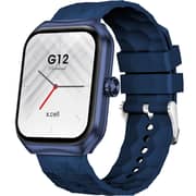 Xcell G12 Smartwatch B/F W/Blu Sil Strap