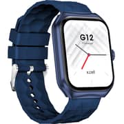 Xcell G12 Smartwatch B/F W/Blu Sil Strap