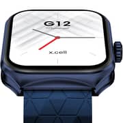 Xcell G12 Smartwatch B/F W/Blu Sil Strap