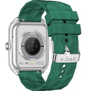 Xcell G12 Smartwatch S/F W/Grn Sil Strap