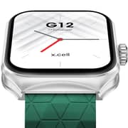 Xcell G12 Smartwatch S/F W/Grn Sil Strap
