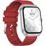 Xcell G12 Smartwatch S/F W/Red Sil Strap