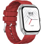 Xcell G12 Smartwatch S/F W/Red Sil Strap