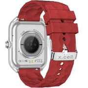 Xcell G12 Smartwatch S/F W/Red Sil Strap