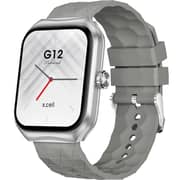 Xcell G12 Smartwatch S/F W/Gry Sil Strap