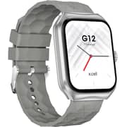 Xcell G12 Smartwatch S/F W/Gry Sil Strap