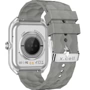 Xcell G12 Smartwatch S/F W/Gry Sil Strap