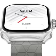 Xcell G12 Smartwatch S/F W/Gry Sil Strap