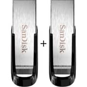 Sandisk Ultra Flair Flash Drive USB 3.0 256GB Black - SDCZ73256GG46 + Ultra Flair Flash Drive USB 3.0 256GB