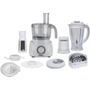 Hervy Multi Act Food Processor with Attachments - 1000 Watt - White