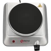 Hervy Flamy Single Electric Cooker 1500 Watt - Thermostat Control - Stainless Steel Body