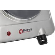 Hervy Flamy Single Electric Cooker 1500 Watt - Thermostat Control - Stainless Steel Body