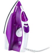 Hervy Ceramic Steam Iron, 2200 Watts, 4 Temperature Levels, Anti-Drip, Self-Cleaning - Violet
