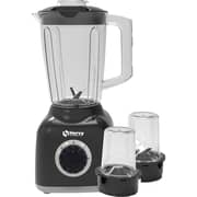 Hervy Maxy Blender, 1.6L , 400W, 2 Speeds + Turbo, with 2 Spice Grinders - Black