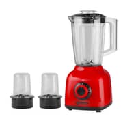 Hervy Maxy Blender 1.6 Liter 400 Watt 2 Speed Turbo 2 Grinders - Red
