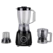 Hervy Stormy Blender 1.5L, 600W, 4 Speed, Turbo, 1 Chopper, 1 Grinder, Black