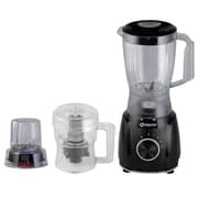 Hervy Stormy Blender 1.5L, 600W, 4 Speed, Turbo, 1 Chopper, 1 Grinder, Black