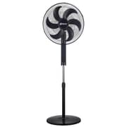 Hervy SF-001 Stand Fan 18 Inches , 75W, 6 Blades, Copper Motor, Timer, Black