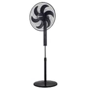 Hervy SF-001 Stand Fan 18 Inches , 75W, 6 Blades, Copper Motor, Timer, Black