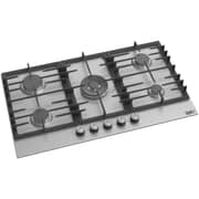 Teva Built-In Gas Hob, 90 Cm, 5 Burners, Stainless Steel, Turkey -BE041