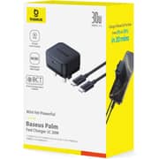 Baseus Fast Charger With Cable 1m Black - P1011160E113-Z2