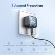 Baseus Fast Charger With Cable 1m Black - P1011160E113-Z2