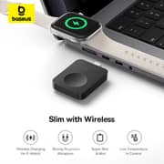 Baseus Magnetic Wireless Watch Charger Black - P10264106123-00