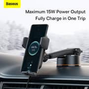 Baseus Car Mount Wireless Charger Black - C40344901113-Z1