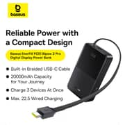 Baseus EnerFill Bipow2 Pro Power Bank 20000mAh Black - E0027701