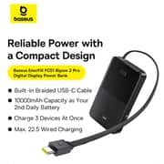 Baseus EnerFill Bipow2 Pro Power Bank 10000mAh Black - E0027600