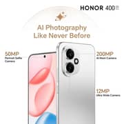 Honor 400 5G 512GB 12GB RAM Meteor Silver Dual Sim Smartphone + TWS E6i Earbuds + Case