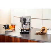 Solac Espresso Coffee Machine, 1050 Watt, Silver - CE4553