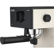 Solac Squissita Easy Ivory Espresso Coffee Maker, 20 Bar, Silver - CE4505