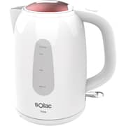 Solac Yuna Plastic Electric Kettle, 1.7 Liter, 2200 Watt, White - KT5851
