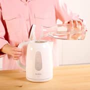 Solac Yuna Plastic Electric Kettle, 1.7 Liter, 2200 Watt, White - KT5851