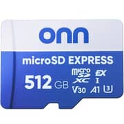 Onn MicroSDXC Express Memory Card 512GB Grey - 681131315104