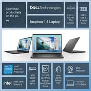 Dell Inspiron 14 5440 (2023) Laptop - 13th Gen / Intel Core i5-1334U / 14inch FHD+ / 512GB SSD / 8GB RAM / Shared Intel UHD Graphics / Windows 11 Home / English Keyboard / Carbon Black / International Version - [i5440-5463BLK-PUS]