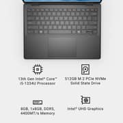 Dell Inspiron 14 5440 (2023) Laptop - 13th Gen / Intel Core i5-1334U / 14inch FHD+ / 512GB SSD / 8GB RAM / Shared Intel UHD Graphics / Windows 11 Home / English Keyboard / Carbon Black / International Version - [i5440-5463BLK-PUS]
