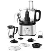 Briva Food Processor Power Chef 800-1000W- Black frame and sliver 1.4 Liters KM 176