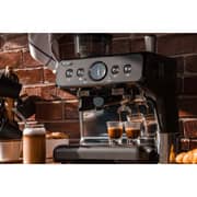 ماكينة تحضير القهوة من بريفا مخصصة لجميع أنواع القهوة لون رمادي BARISTA DUAL BOILER