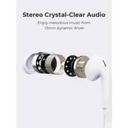 Aukey Trail Play Wired In Ear Earphones White