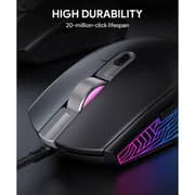Aukey Scarab Wired Gaming Mouse Black - GM-F3-BK