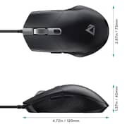 Aukey Scarab Wired Gaming Mouse Black - GM-F3-BK