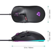 Aukey Wired Gaming Mouse Black - GM-F4-BK