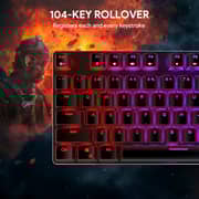 Aukey Gaming Keyboard Black - KM-G12-BK