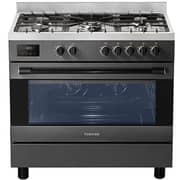 Toshiba 5 Burner Gas Cooker 90cm Charchol Grey - RQ1-90MG5GE(GR)