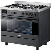 Toshiba 5 Burner Gas Cooker 90cm Charchol Grey - RQ1-90MG5GE(GR)