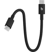 Beats USB-C to USB-C Woven Short Cable 20cm Bolt Black - MEQ94EE/A