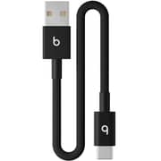 Beats USB-A to USB-C Woven Short Cable 20cm Bolt Black - MEQL4EE/A
