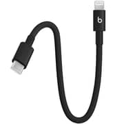 Beats USB-C to Lightning Woven Short Cable 20cm Bolt Black - MEQM4EE/A